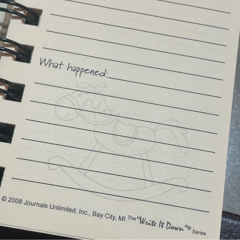 Mini Size Spiral Journal Notebook Out Of Mouth Of Babes Write It Down Series